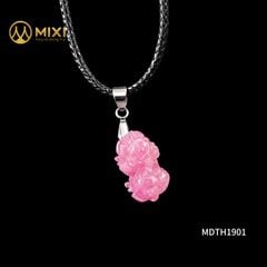 Mặt Dây Tỳ Hưu Ruby Hồng 2A