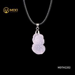 Mặt Dây Tỳ Hưu Thạch Anh Hồng 2A