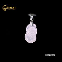 Mặt Dây Tỳ Hưu Thạch Anh Hồng 2A