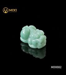 Mặt Dây Tỳ Hưu Lam Ngọc