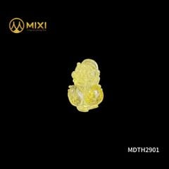 Mặt Dây Tỳ Hưu Thạch Anh Tóc Vàng 1A
