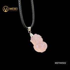 Mặt Dây Tỳ Hưu Thạch Anh Hồng 3A
