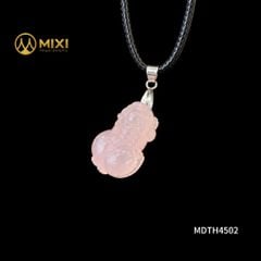 Mặt Dây Tỳ Hưu Thạch Anh Hồng 3A