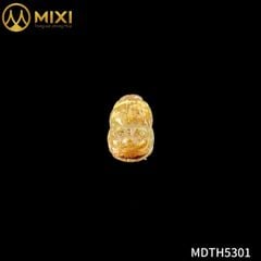 Mặt Dây Tỳ Hưu Thạch Anh Tóc Vàng Bã Mía Vip