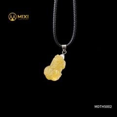 Mặt Dây Tỳ Hưu Thạch Anh Tóc Vàng 3A