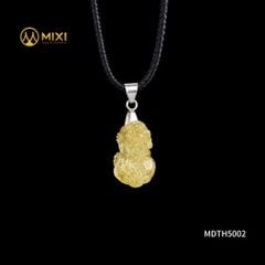 Mặt Dây Tỳ Hưu Thạch Anh Tóc Vàng 3A