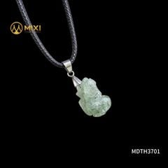 Mặt Dây Tỳ Hưu Thạch Anh Tóc Xanh 2A