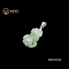 Mặt Dây Tỳ Hưu Thạch Anh Tóc Xanh 2A