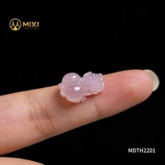 Mặt Dây Tỳ Hưu Thạch Anh Hồng 2A