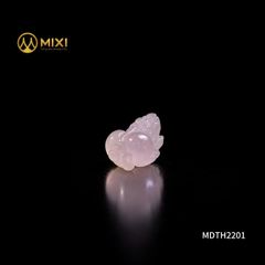 Mặt Dây Tỳ Hưu Thạch Anh Hồng 2A