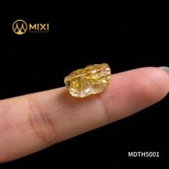Mặt Dây Tỳ Hưu Thạch Anh Tóc Vàng 3A