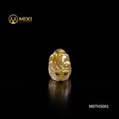 Mặt Dây Tỳ Hưu Thạch Anh Tóc Vàng 3A