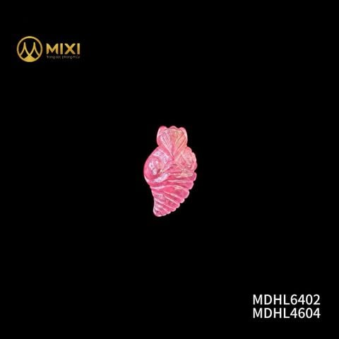 Mặt Đá Hồ Ly Ruby 2A Ôm hoa