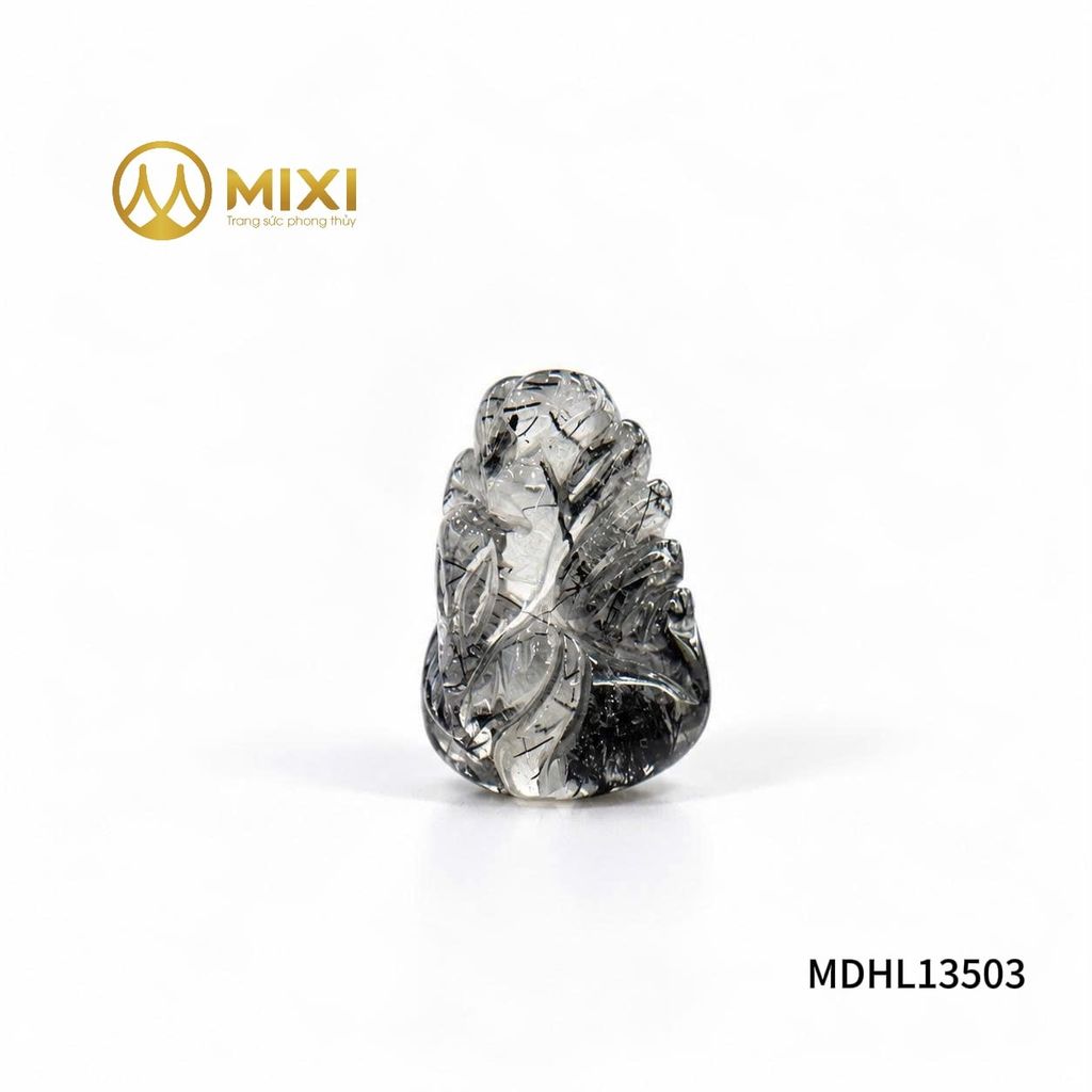 Mặt Dây Hồ Ly TA Tóc Đen 2A Chúa