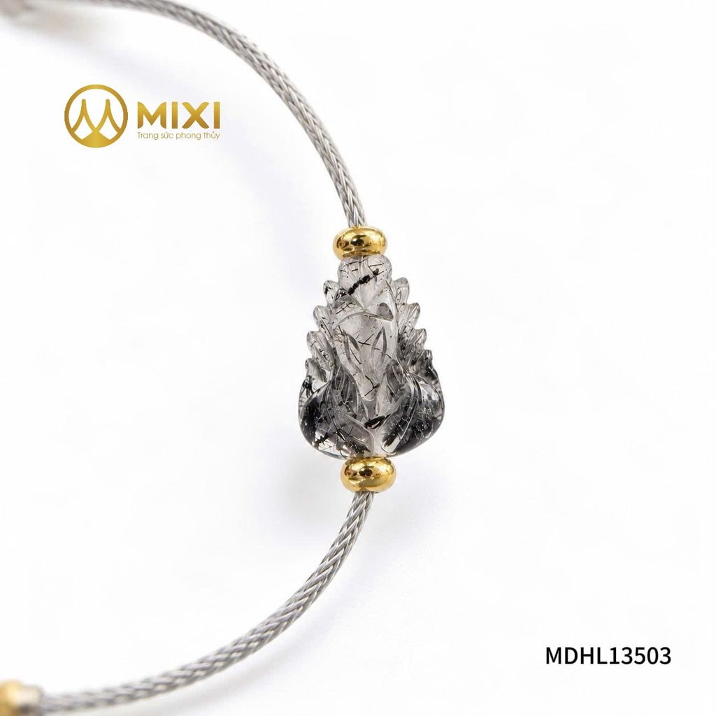 Mặt Dây Hồ Ly TA Tóc Đen 2A Chúa