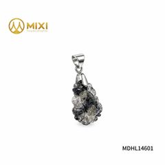 Mặt Dây Cửu Vĩ Hồ Ly Thạch Anh Tóc Đen 2A