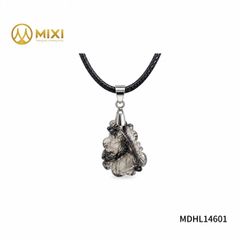Mặt Dây Cửu Vĩ Hồ Ly Thạch Anh Tóc Đen 2A