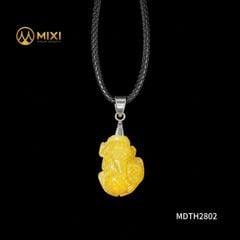 Mặt Dây Tỳ Hưu Thạch Anh Tóc Vàng 1A