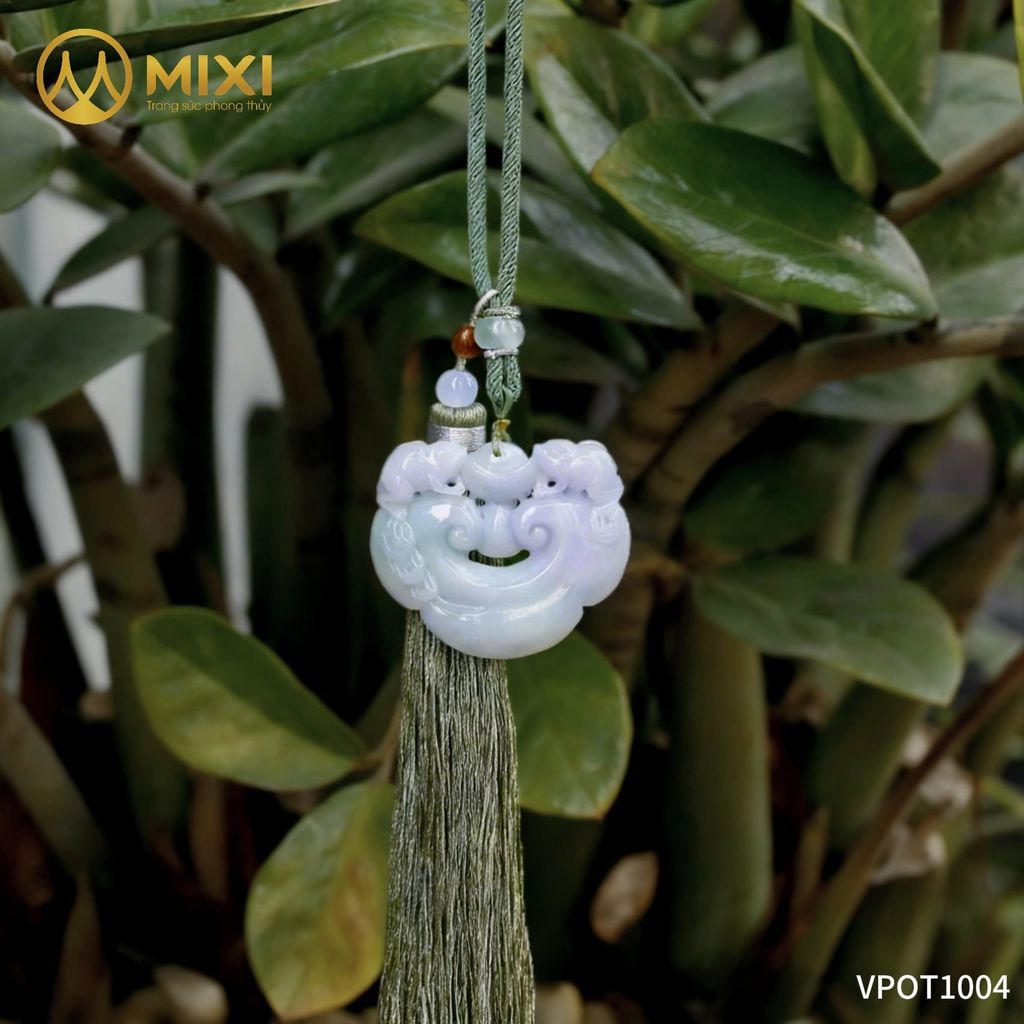 Khánh Treo Tài Lộc Như Ý Ngọc Cẩm Thạch