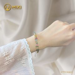 Vòng Tay Tourmaline Bạc Dẹt