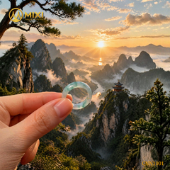 Nhẫn Ngọc Jade Hoa Bay