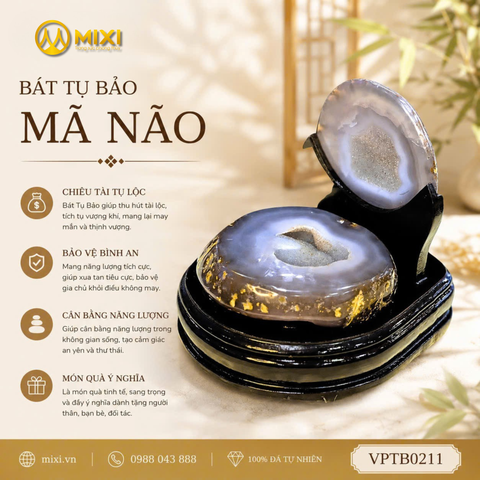 Bát Tụ Bảo Mã Não 2A
