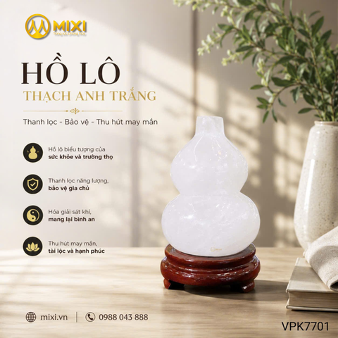Hồ Lô Thạch Anh Trắng