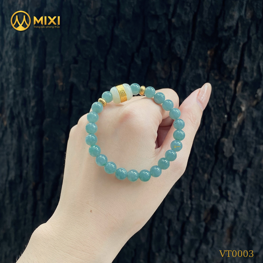 VT Ngọc Lam Dầu_7 Mix Lu Thống Nephrite Mạ Vàng