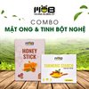  Combo Tinh bột nghệ + Mật ong 