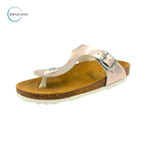  Dép Đế Cork Nữ Màu Hồng.Zencara 