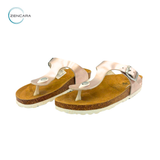  Dép Đế Cork Nữ Màu Hồng.Zencara 