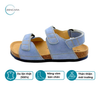 Sandal Sức Khỏe Đế Cork Trẻ Em Màu Xanh.Zencara