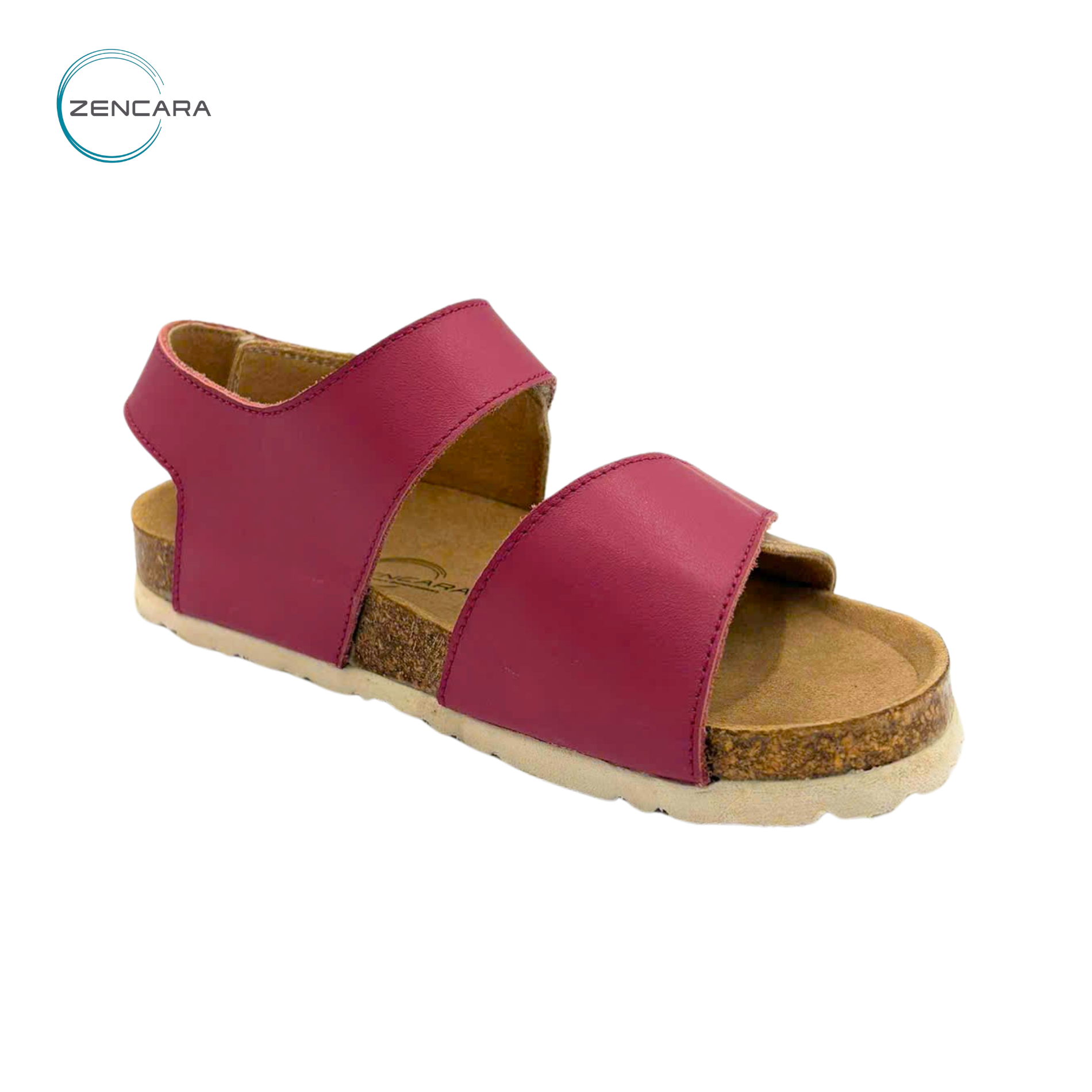  Sandal Sức Khỏe Đế Cork Pink - Girl Zencara 