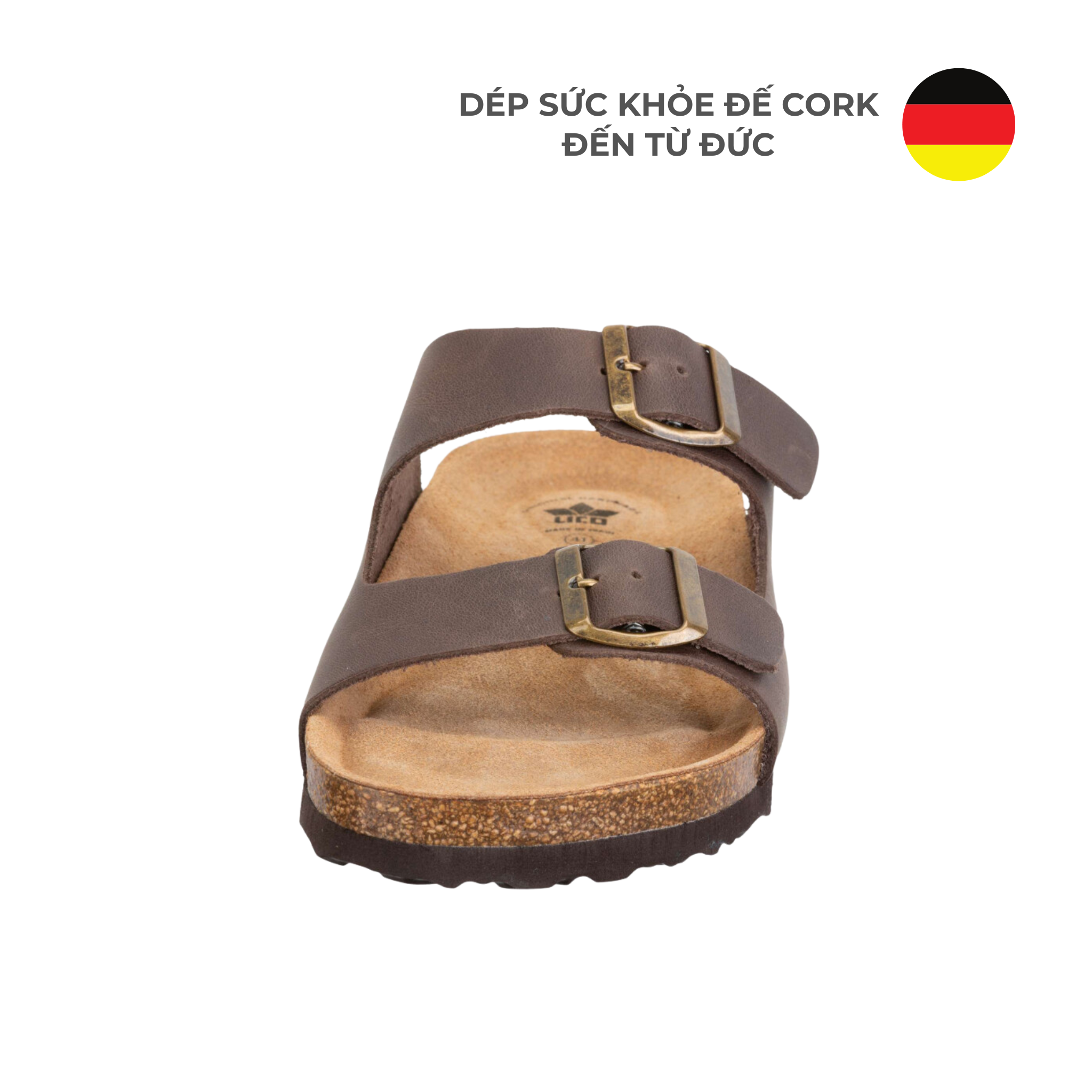  Dép Sức Khỏe Đế Cork Nam/Nữ - Alvaro Brown1 