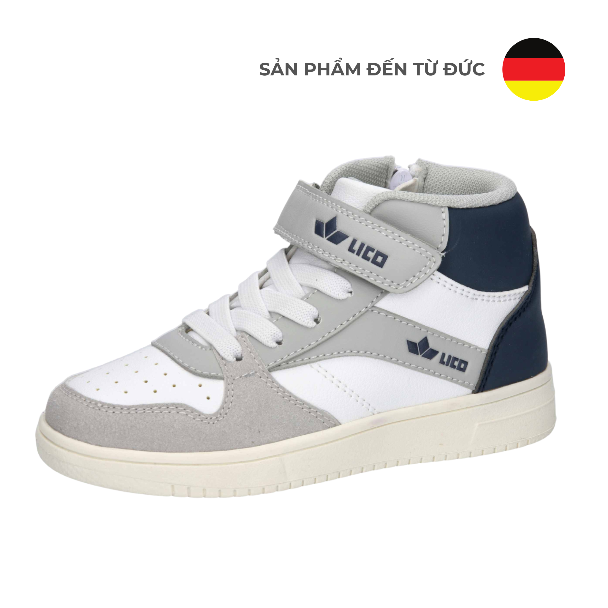  Giày Bé Trai Chad VS white/grey/navy 