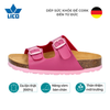  Dép Đế Cork Bé Gái Lico - Bioline Kids Pink/Rose 