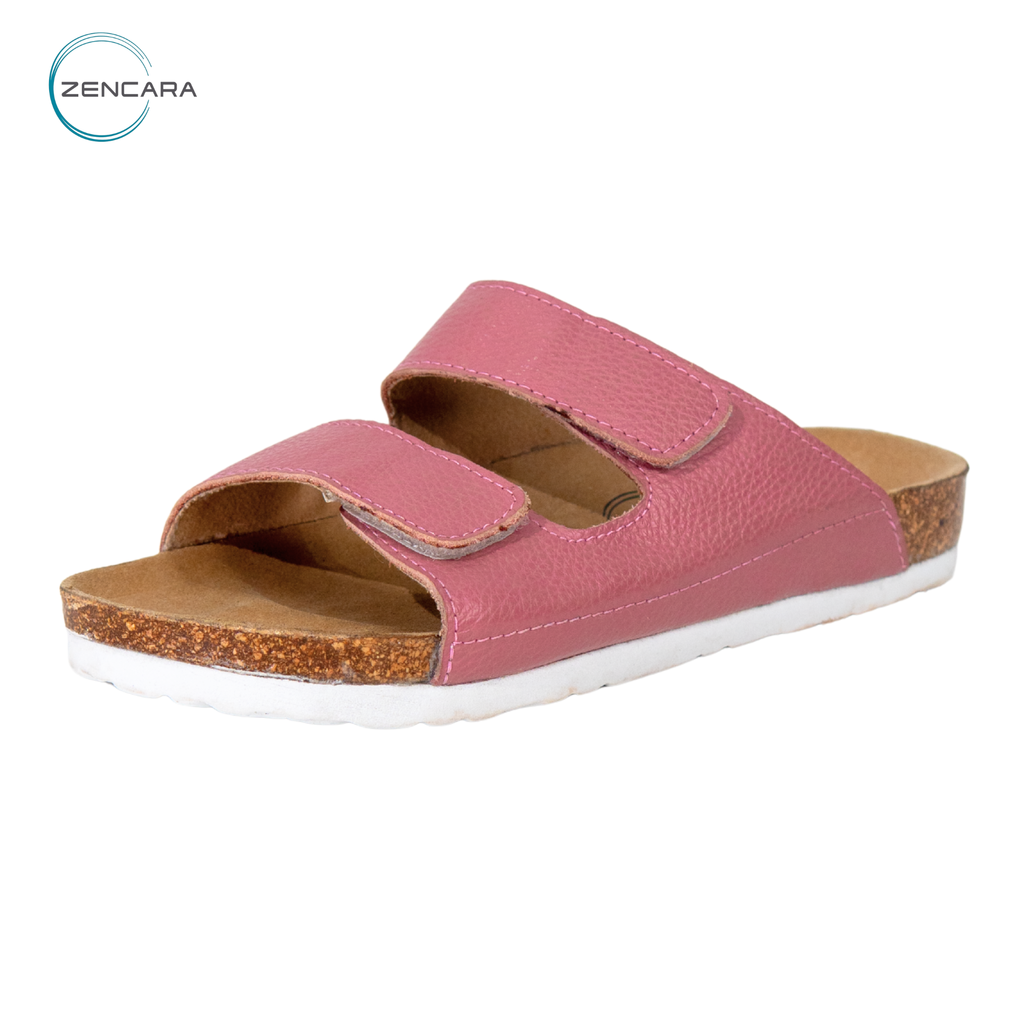  Dép Sức Khỏe Đế Cork Người Lớn (Nữ) Màu Hồng Zencara 