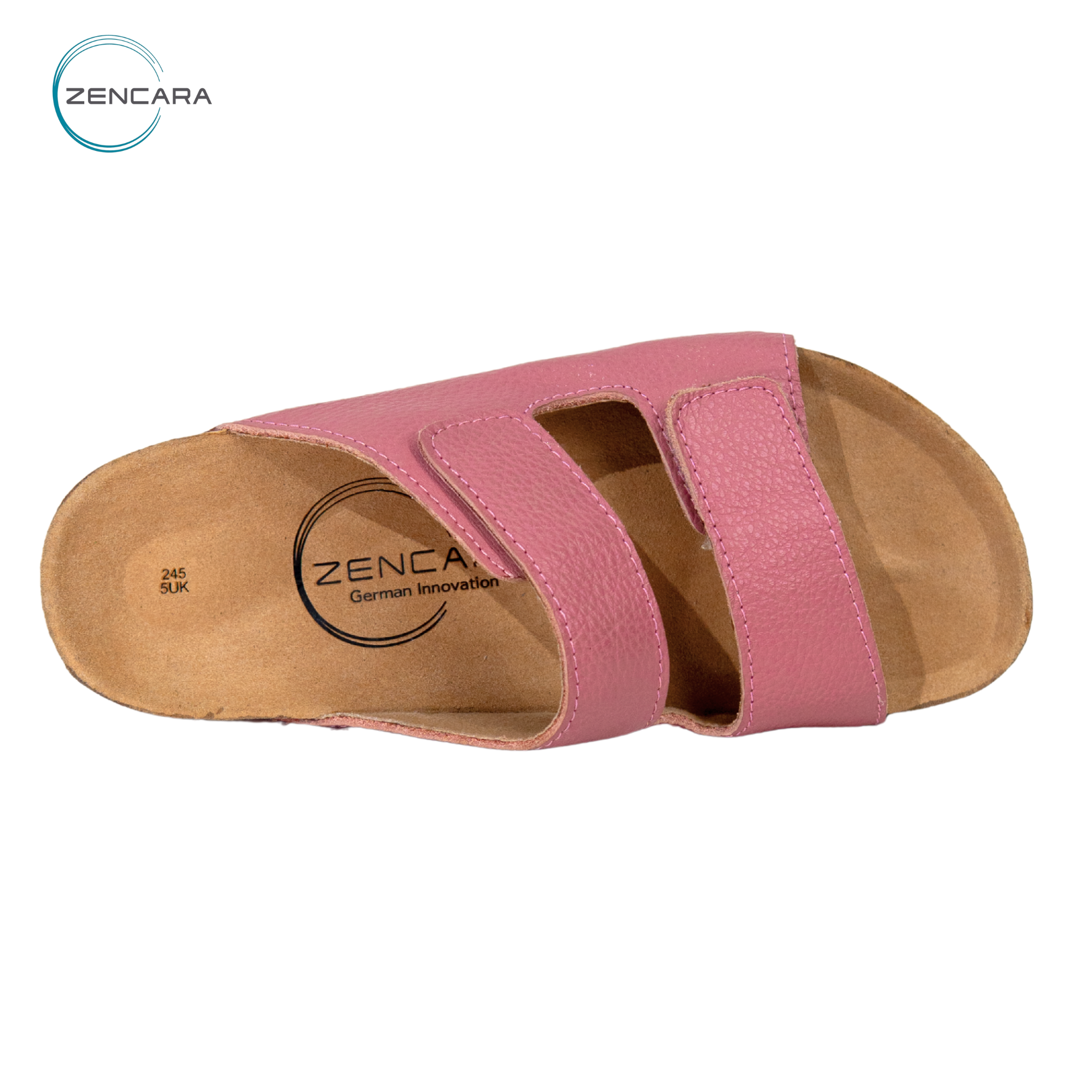  Dép Sức Khỏe Đế Cork Người Lớn (Nữ) Màu Hồng Zencara 