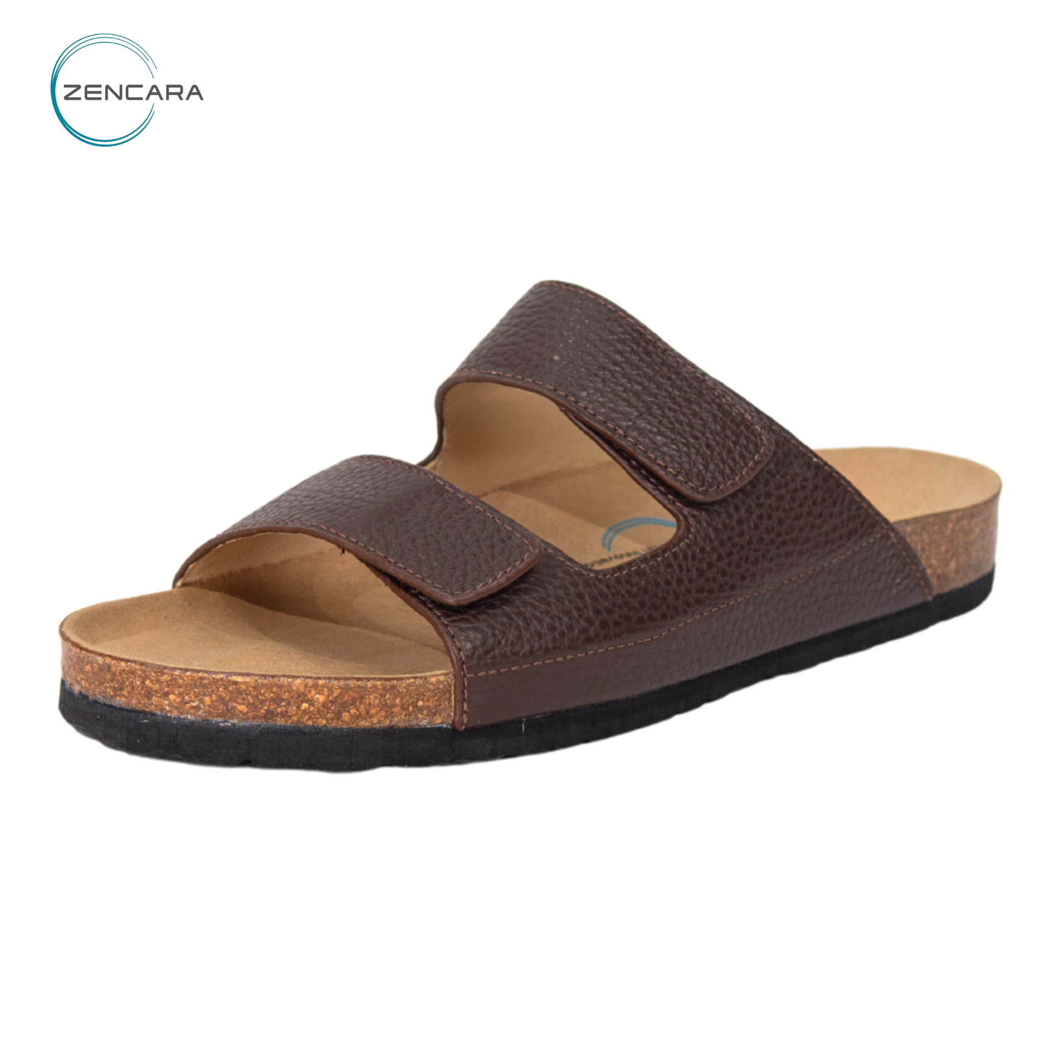  Dép Sức Khỏe Đế Cork Người Lớn (Nam) Màu Nâu Zencara 