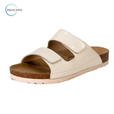  Dép Sức Khỏe Đế Cork Người Lớn (Nữ) Màu Trắng Bóng Zencara 