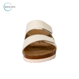  Dép Sức Khỏe Đế Cork Người Lớn (Nữ) Màu Trắng Bóng Zencara 