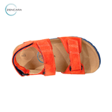  Sandal Sức Khỏe Đế Cork Trẻ Em Màu Cam Zencara 