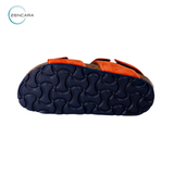  Sandal Sức Khỏe Đế Cork Trẻ Em Màu Cam Zencara 