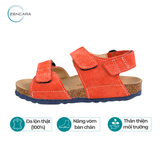  Sandal Sức Khỏe Đế Cork Trẻ Em Màu Cam Zencara 