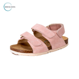  Sandal Sức Khỏe Đế Cork Trẻ Em Màu Hồng Pastel Zencara 