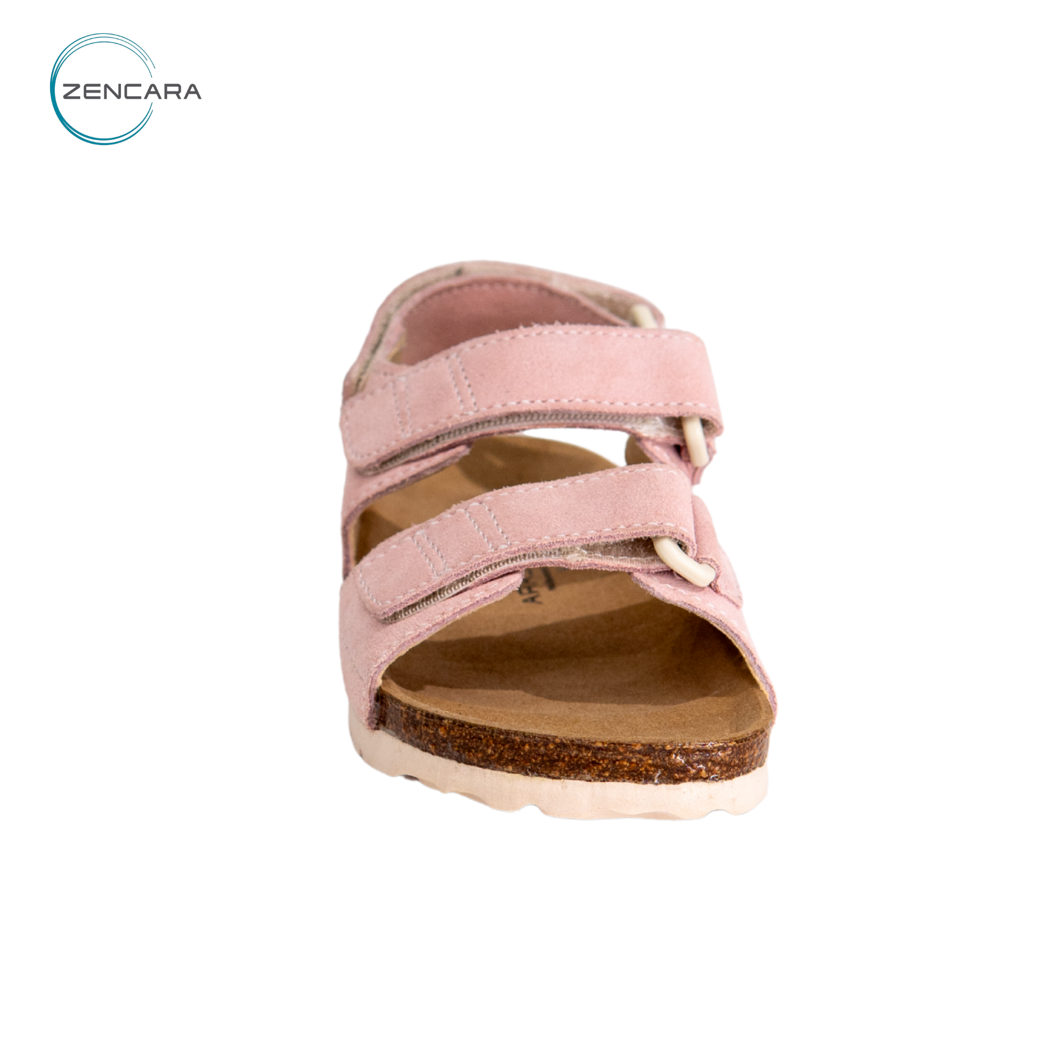  Sandal Sức Khỏe Đế Cork Trẻ Em Màu Hồng Pastel Zencara 