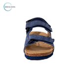  Sandal Sức Khỏe Đế Cork Trẻ Em Màu Navy Zencara 