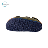  Sandal Sức Khỏe Đế Cork Trẻ Em Màu Rêu Zencara 