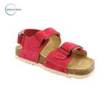  Sandal Sức Khỏe Đế Cork Trẻ Em Màu Hồng Đậm Zencara 