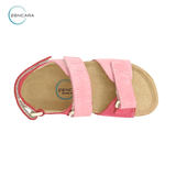  Sandal Sức Khỏe Đế Cork Trẻ Em Màu Rose Zencara 